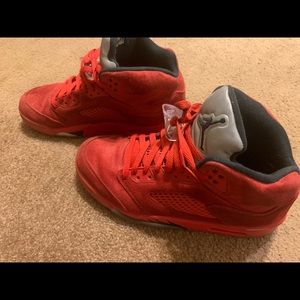 Red Suede Retro 5 Jordan’s